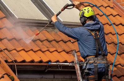 Démoussage et hydrofuge de toiture à Cottun